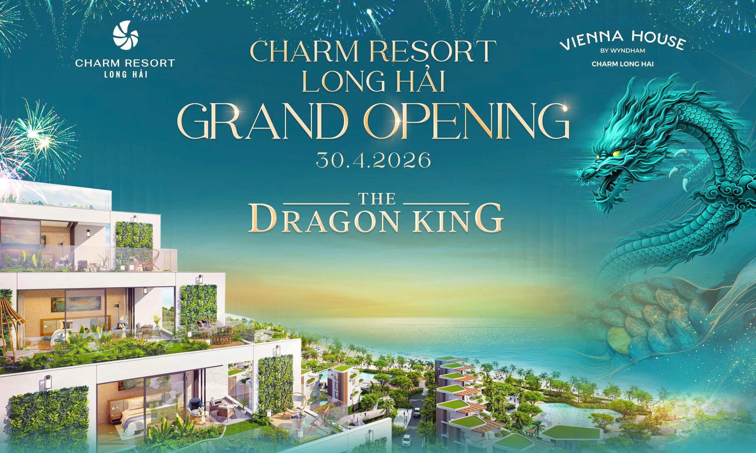 CHARM RESORT LONG HẢI CHÍNH THỨC KHAI TRƯƠNG