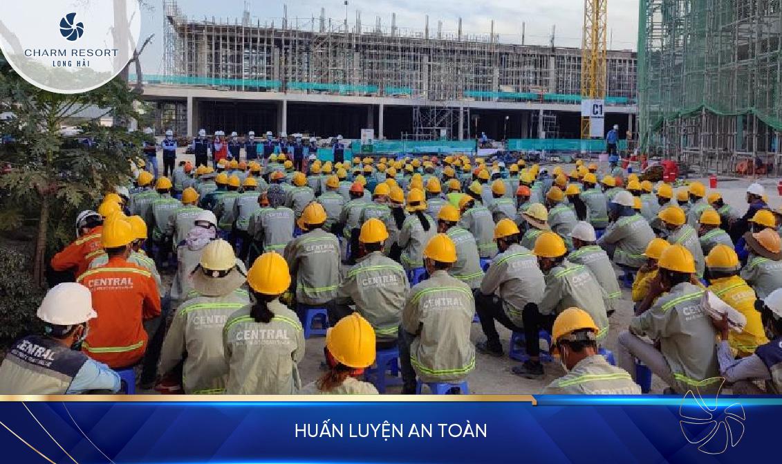 Tiến Độ Thi Công Charm Resort Long Hải 03/03/2022